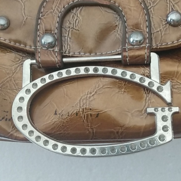 *JINRY* Women's Purse Gold 17"long 7.5 wide 10" strap - Picture 2 of 12